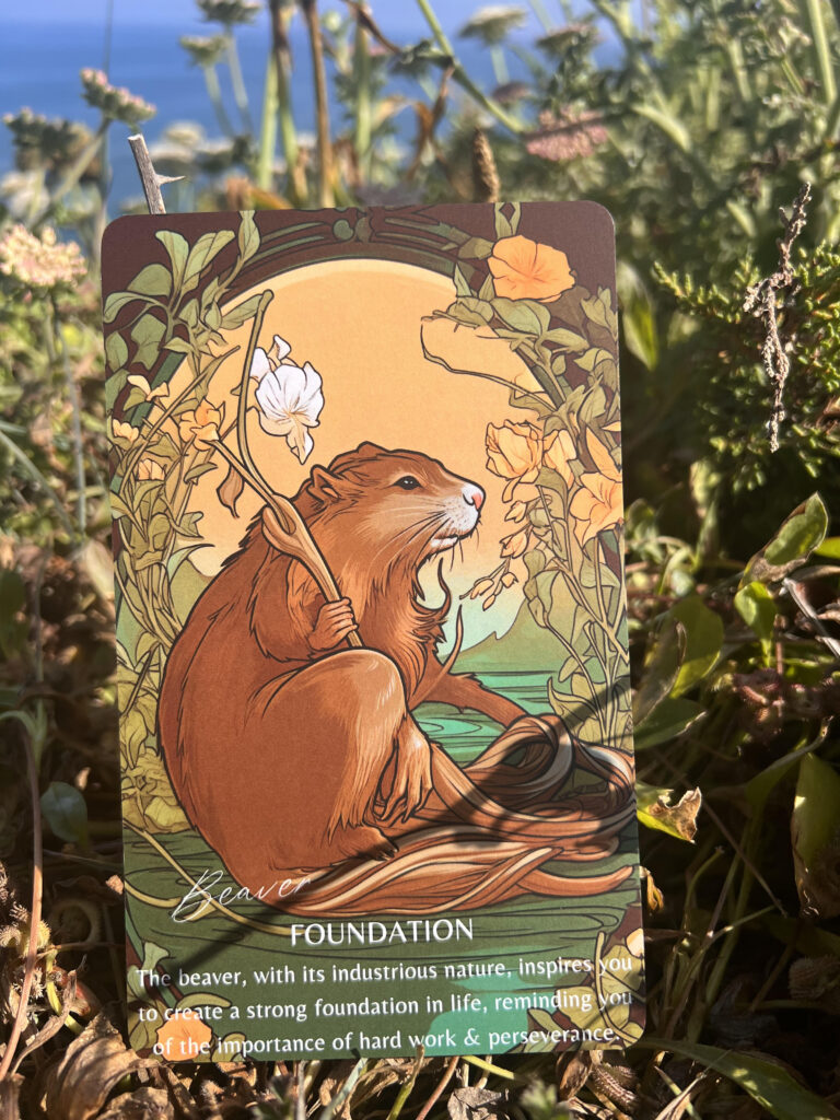 Spirit Animal Card Beaver