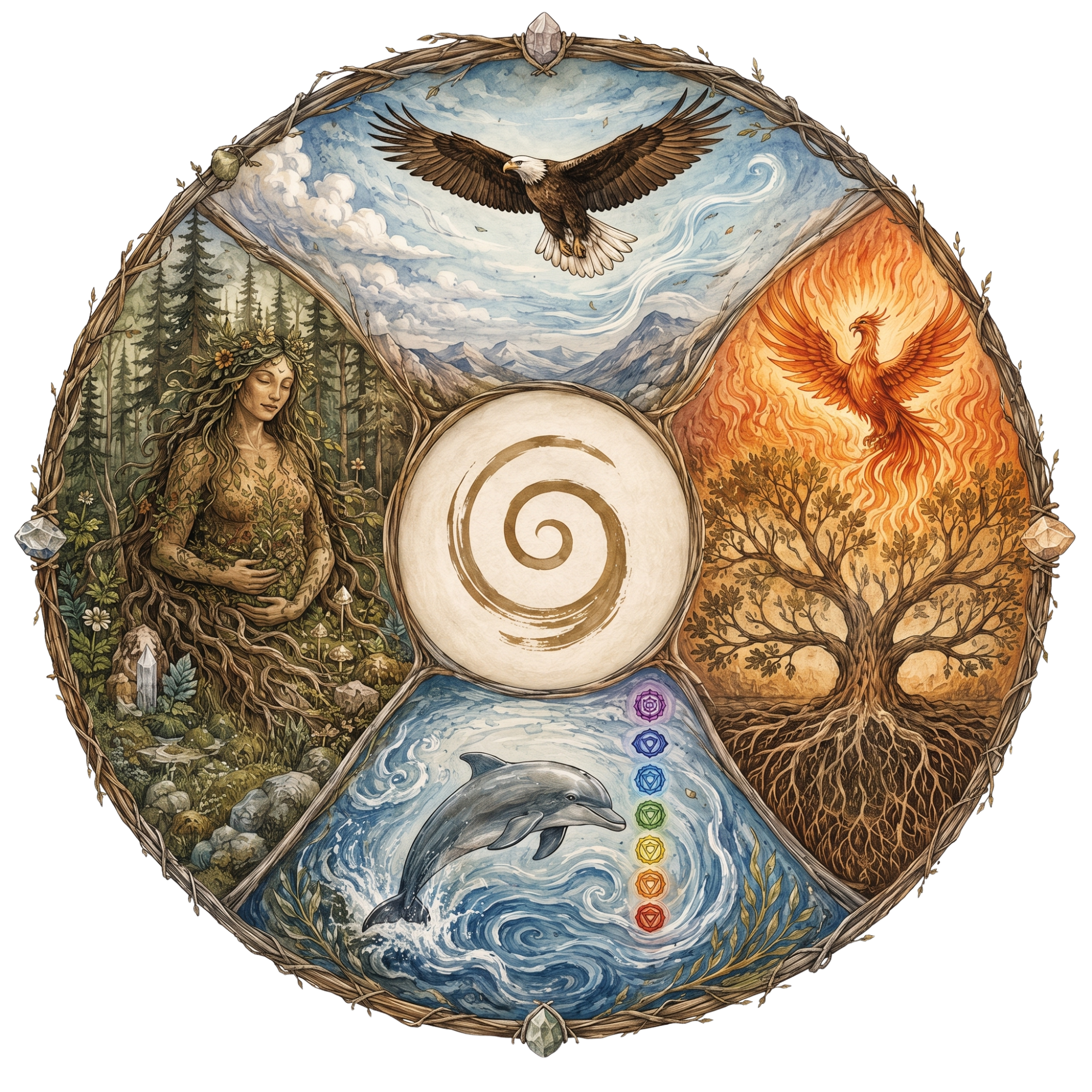 Medicine Wheel Elements Shamanism
